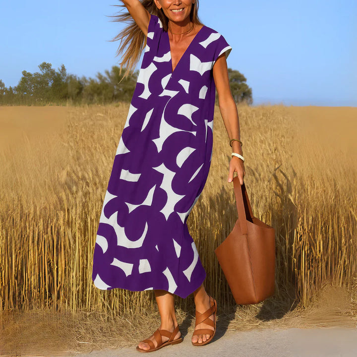 Tatiana™ | Vestido Maxi con Detalles de Corte