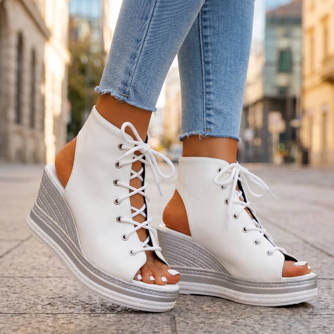 Emanuela | Sandalias de cuña elegantes