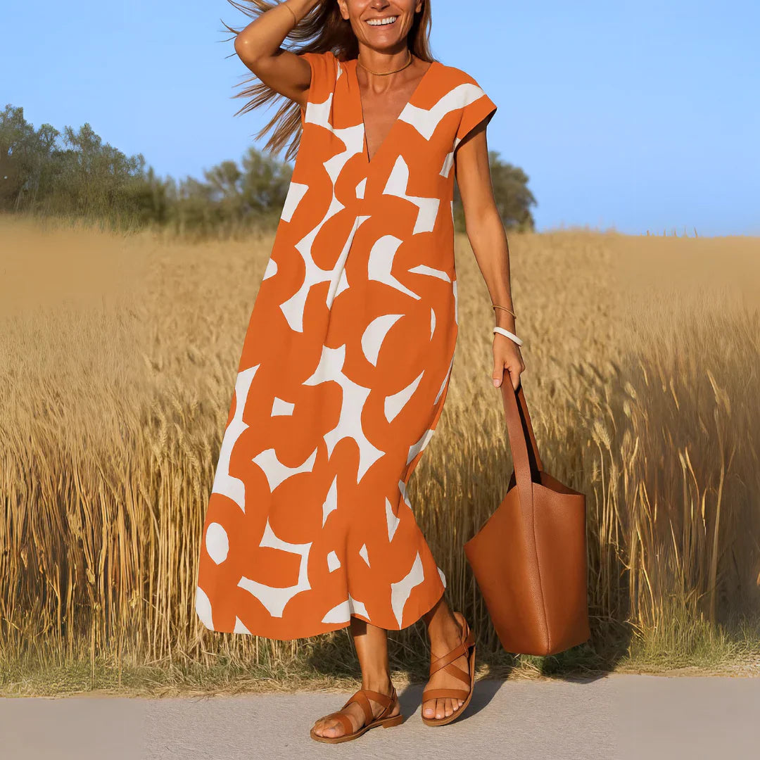 Tatiana™ | Vestido Maxi con Detalles de Corte