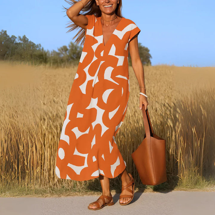 Tatiana™ | Vestido Maxi con Detalles de Corte