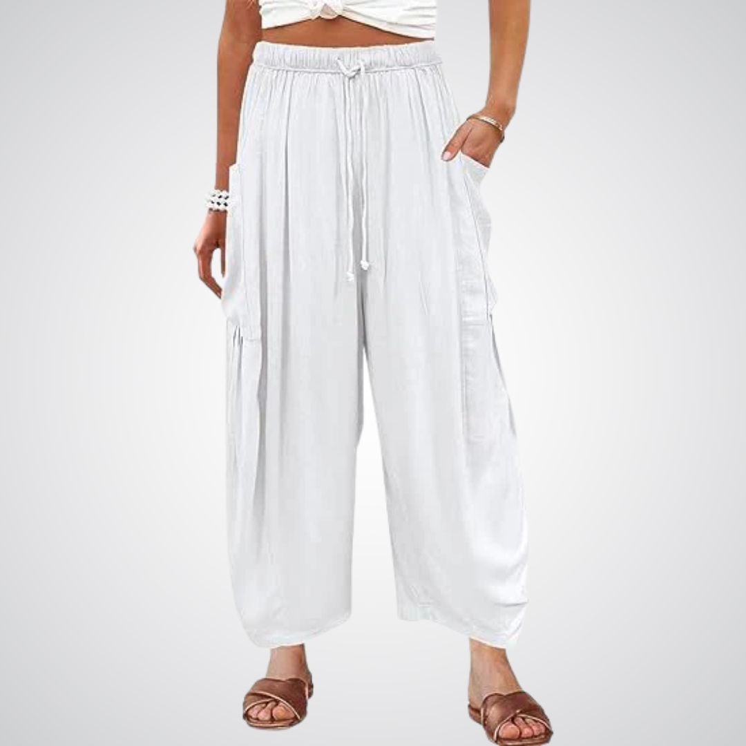 ELENA | Pantalones Cómodos de Pierna Ancha
