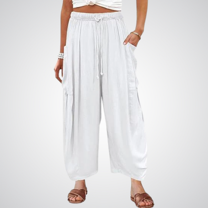 ELENA | Pantalones Cómodos de Pierna Ancha
