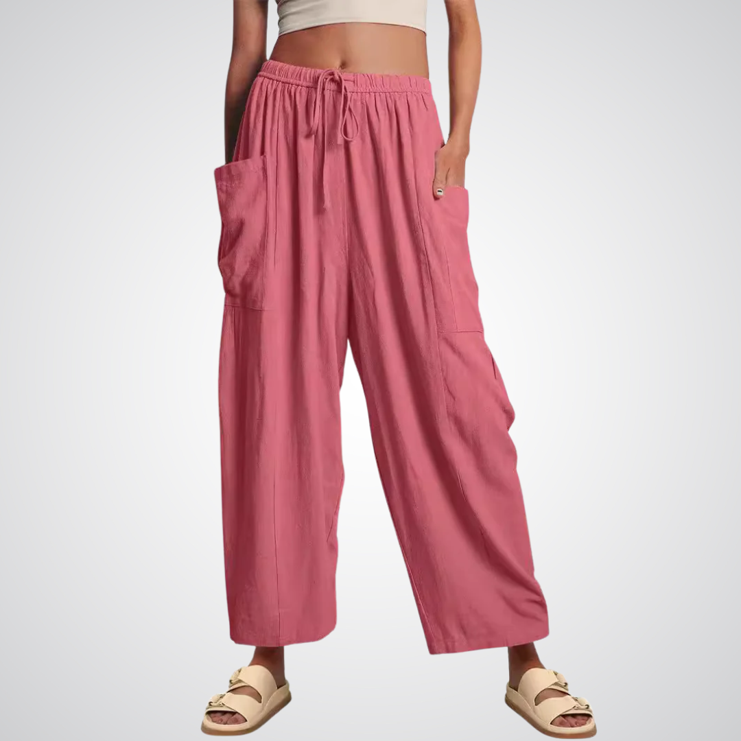 ELENA | Pantalones Cómodos de Pierna Ancha