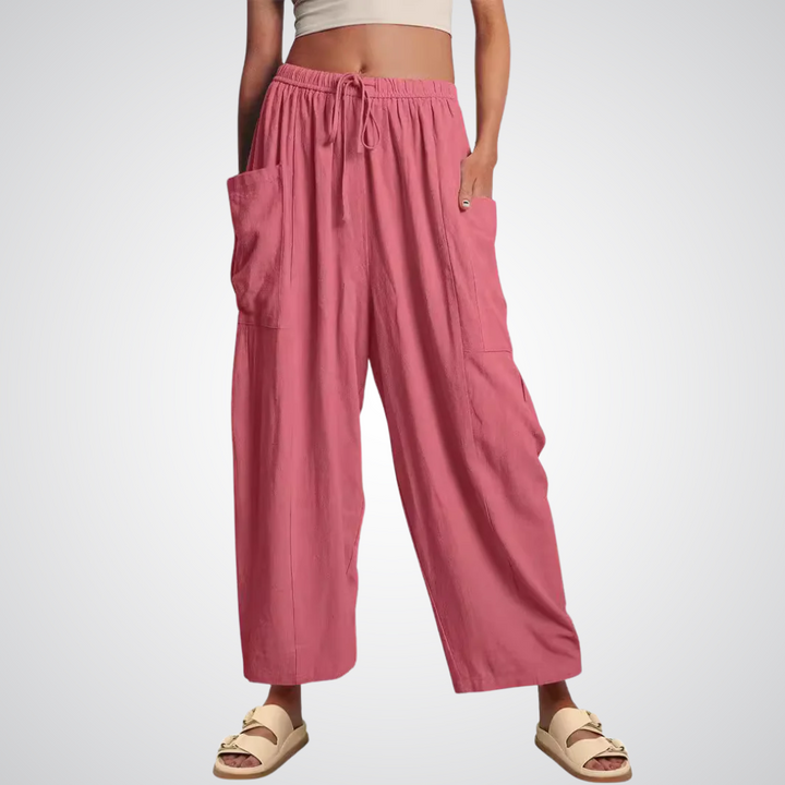 ELENA | Pantalones Cómodos de Pierna Ancha