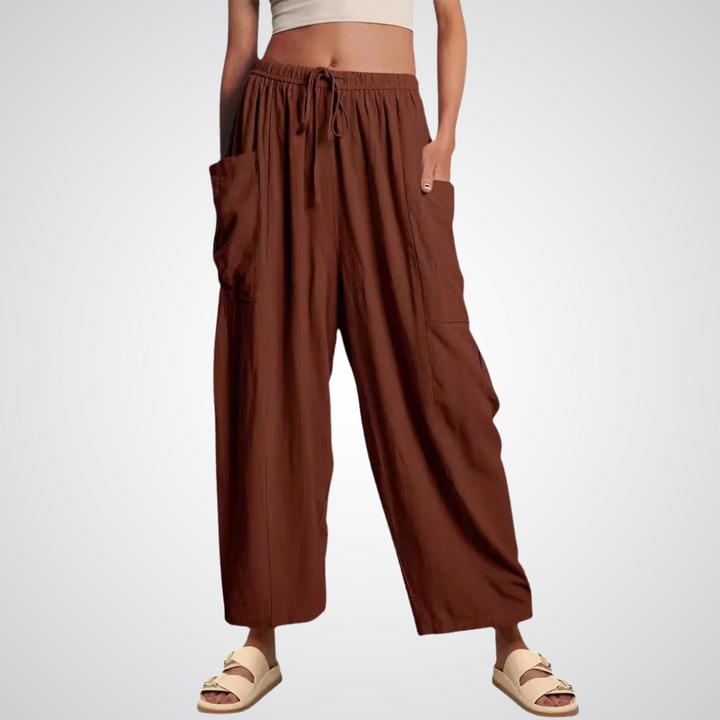 ELENA | Pantalones Cómodos de Pierna Ancha