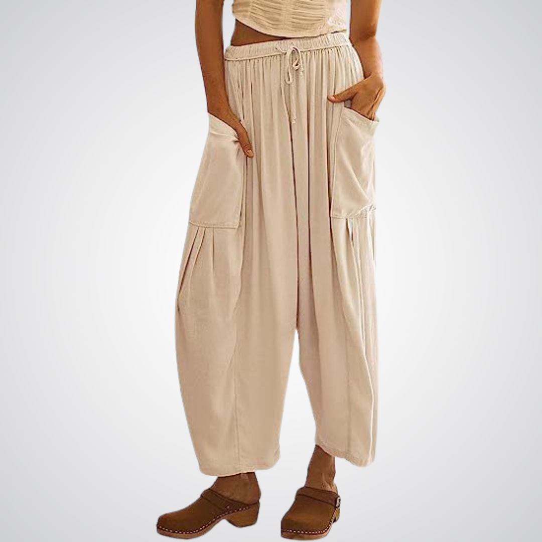 ELENA | Pantalones Cómodos de Pierna Ancha