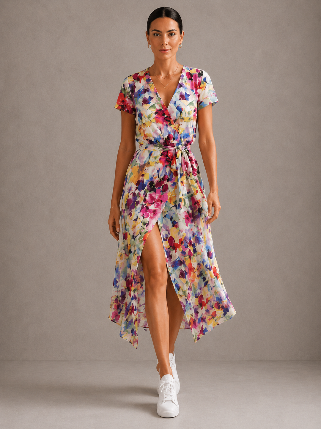Judy | Vestido Floral Elegante