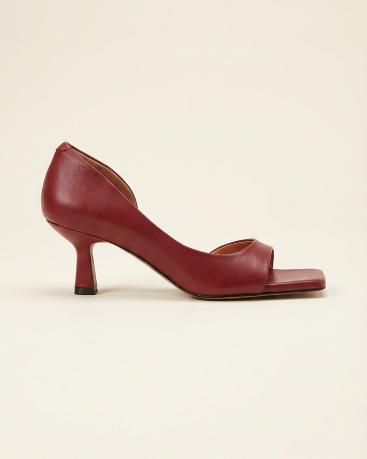 Valentina - Tacones de puntera cuadrada