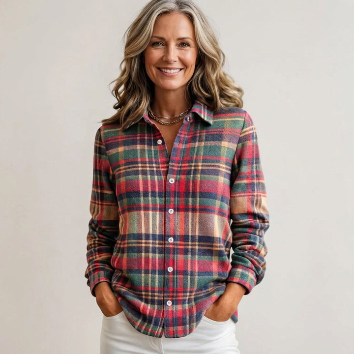 VIANNE – CAMISA DE FLANELA CÓMODA