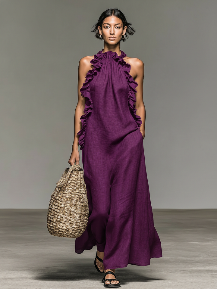 Gladys™ | Vestido Maxi con Bolsillos