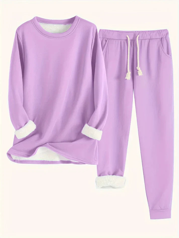 Hailey | Conjunto Cómodo Forrado de Felpa