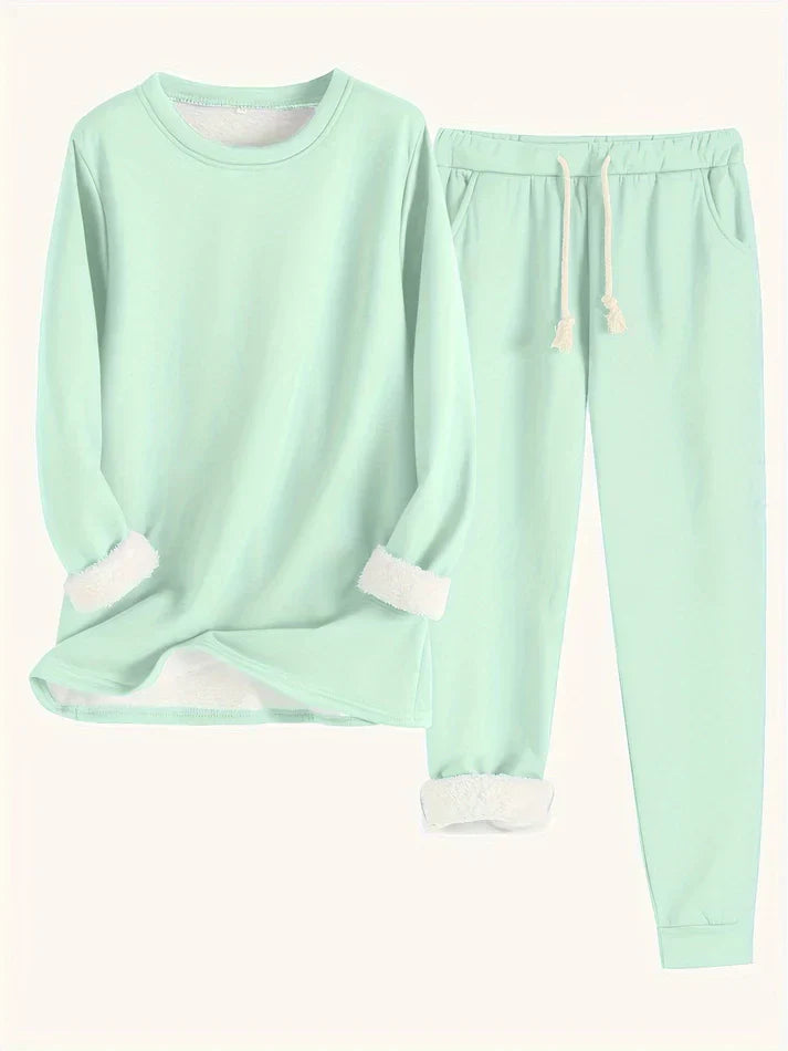 Hailey | Conjunto Cómodo Forrado de Felpa