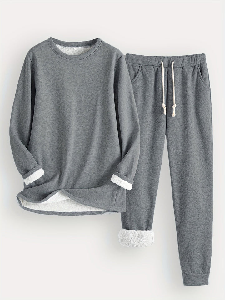 Hailey | Conjunto Cómodo Forrado de Felpa