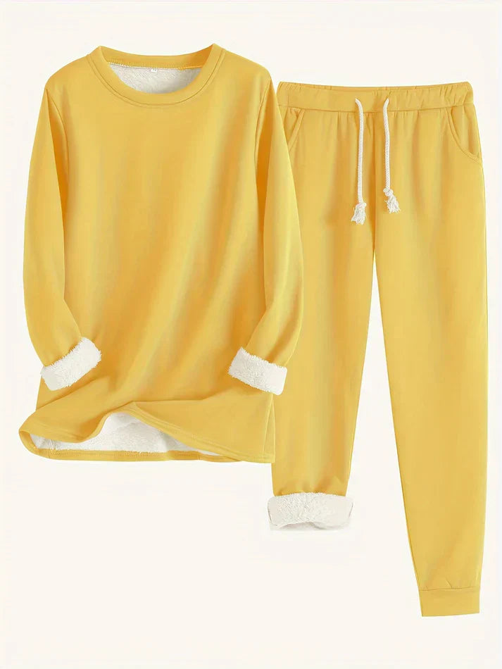 Hailey | Conjunto Cómodo Forrado de Felpa