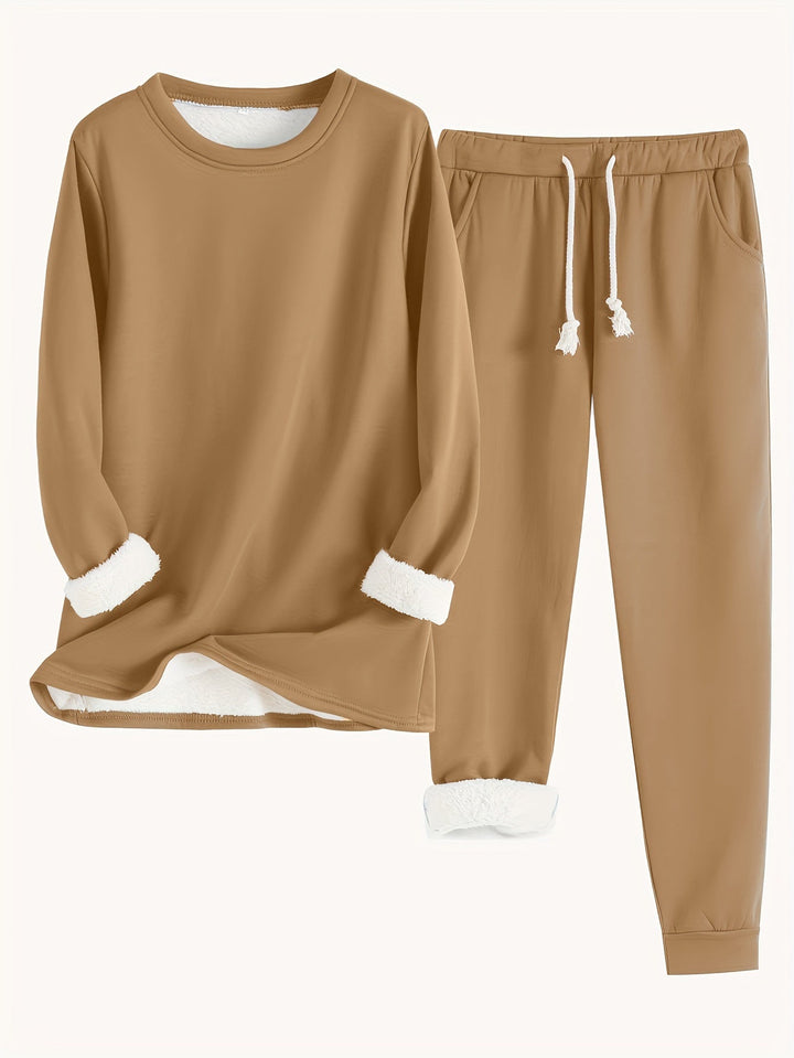 Hailey | Conjunto Cómodo Forrado de Felpa