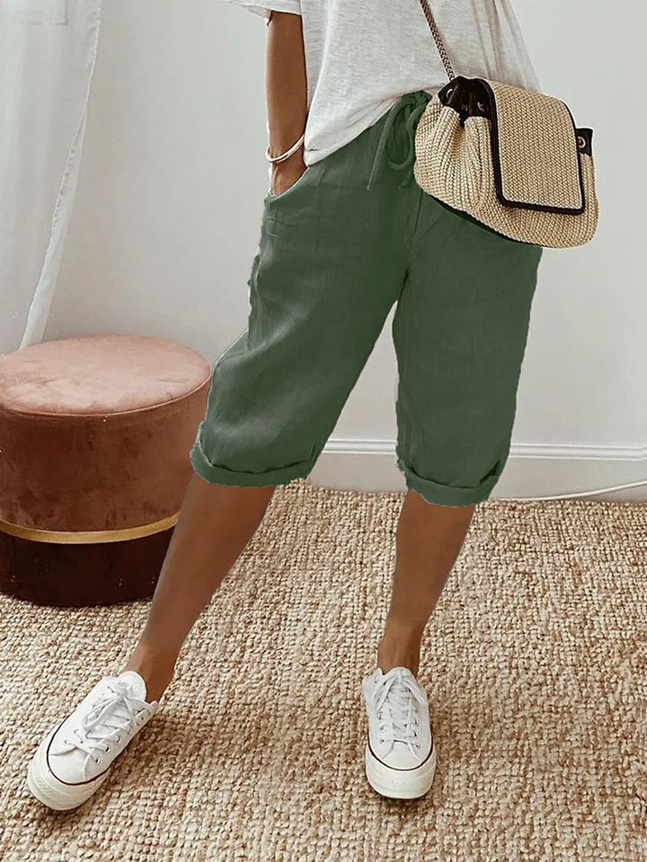 Jemma | Pantalones Cortos Versátiles a la Altura de la Rodilla