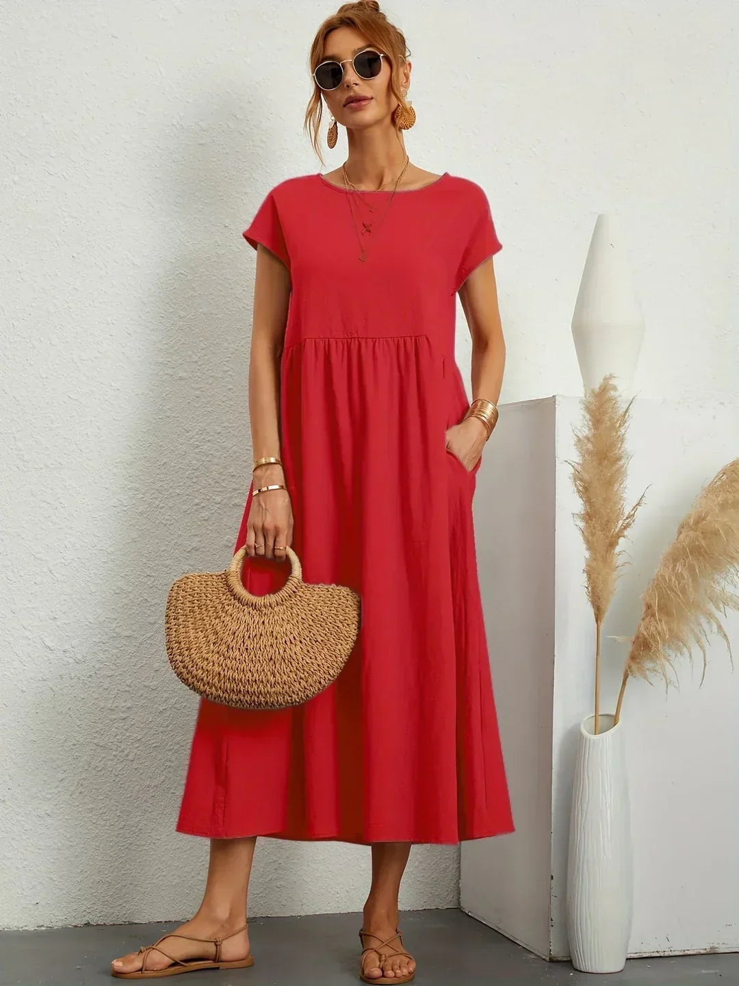 Gabriela™ | Vestido midi elegante y cómodo