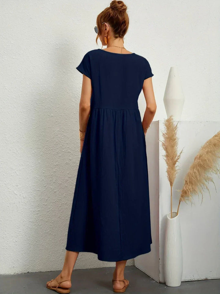 Ursina™ | Vestido Midi Fluido