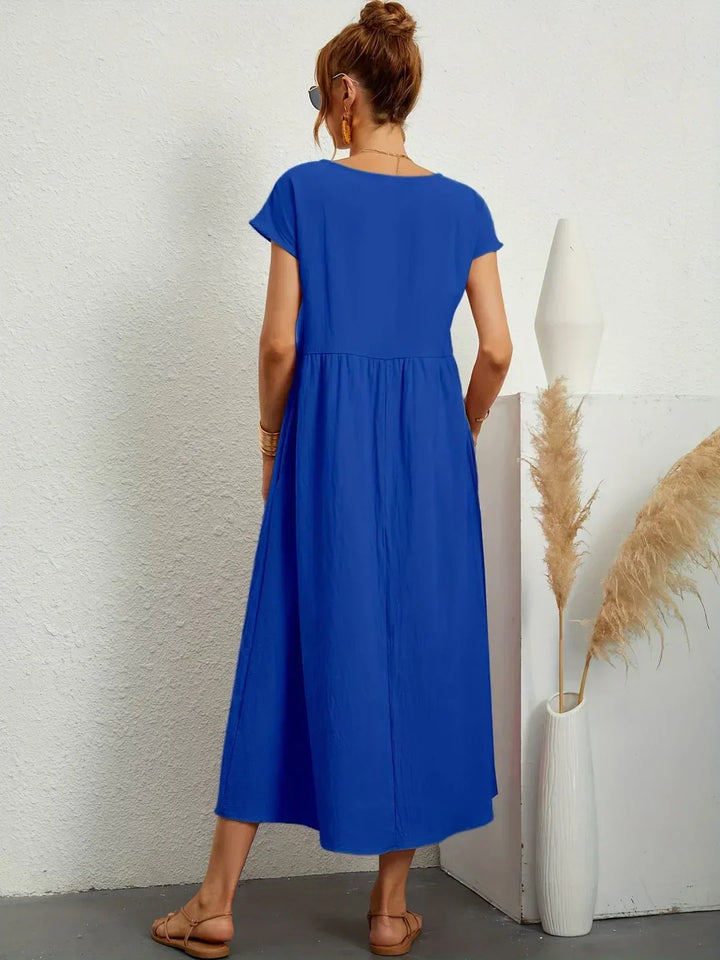 Ursina™ | Vestido Midi Fluido