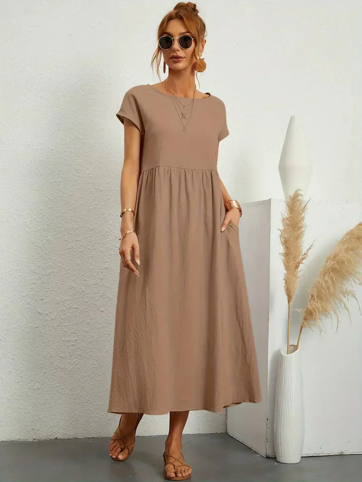 Ursina™ | Vestido Midi Fluido