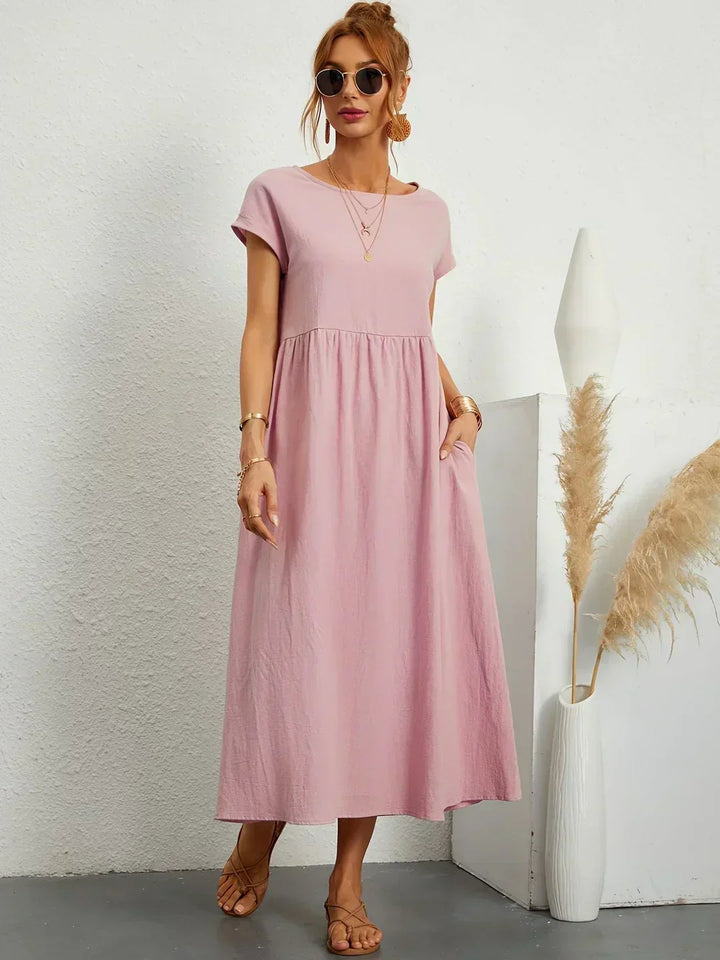 Ursina™ | Vestido Midi Fluido