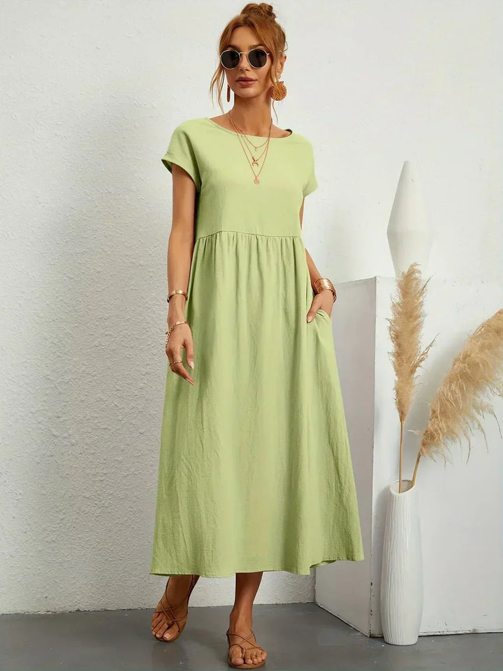 Ursina™ | Vestido Midi Fluido