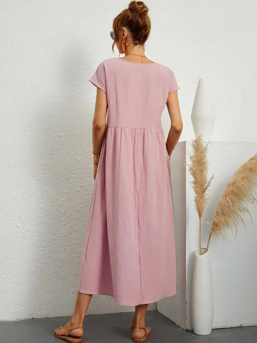Ursina™ | Vestido Midi Fluido