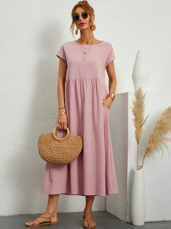 Ursina™ | Vestido Midi Fluido