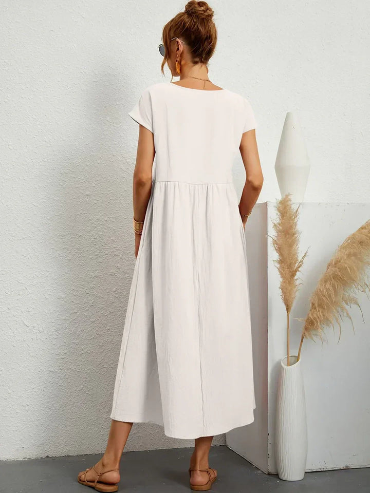 Ursina™ | Vestido Midi Fluido