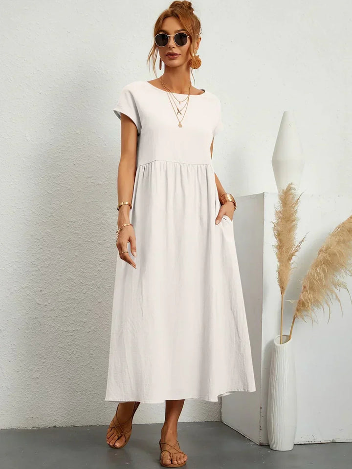 Ursina™ | Vestido Midi Fluido