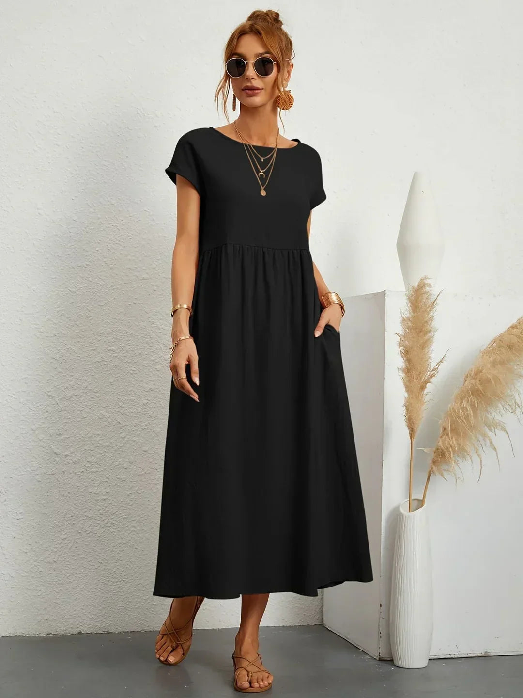 Gabriela™ | Vestido midi elegante y cómodo