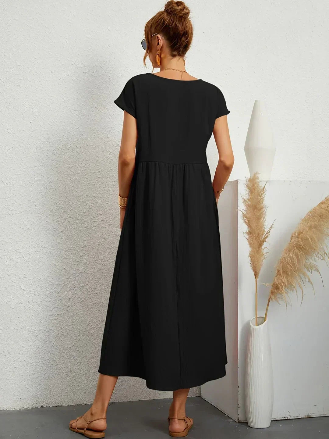 Ursina™ | Vestido Midi Fluido
