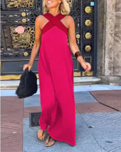 Quirine™ | Vestido Maxi con Frente Envolvente