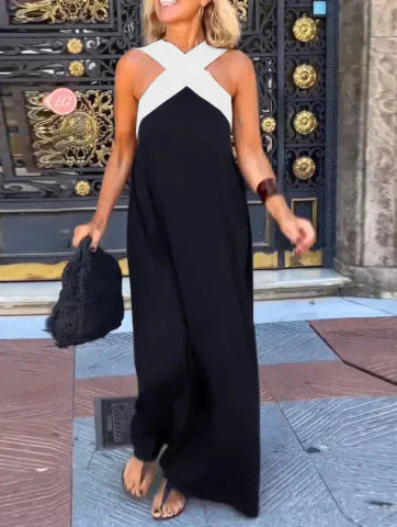 Quirine™ | Vestido Maxi con Frente Envolvente