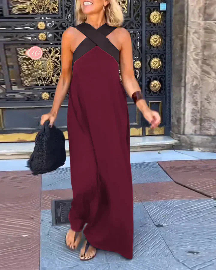 Quirine™ | Vestido Maxi con Frente Envolvente