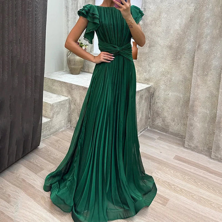 Abigail | Vestido de Noche Plisado