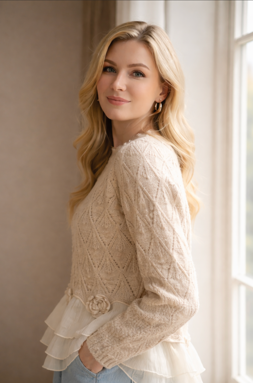 Taylor - Cárdigan con Volantes™