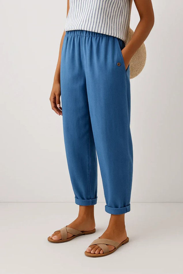 Stella | Pantalones de Lino Atemporal