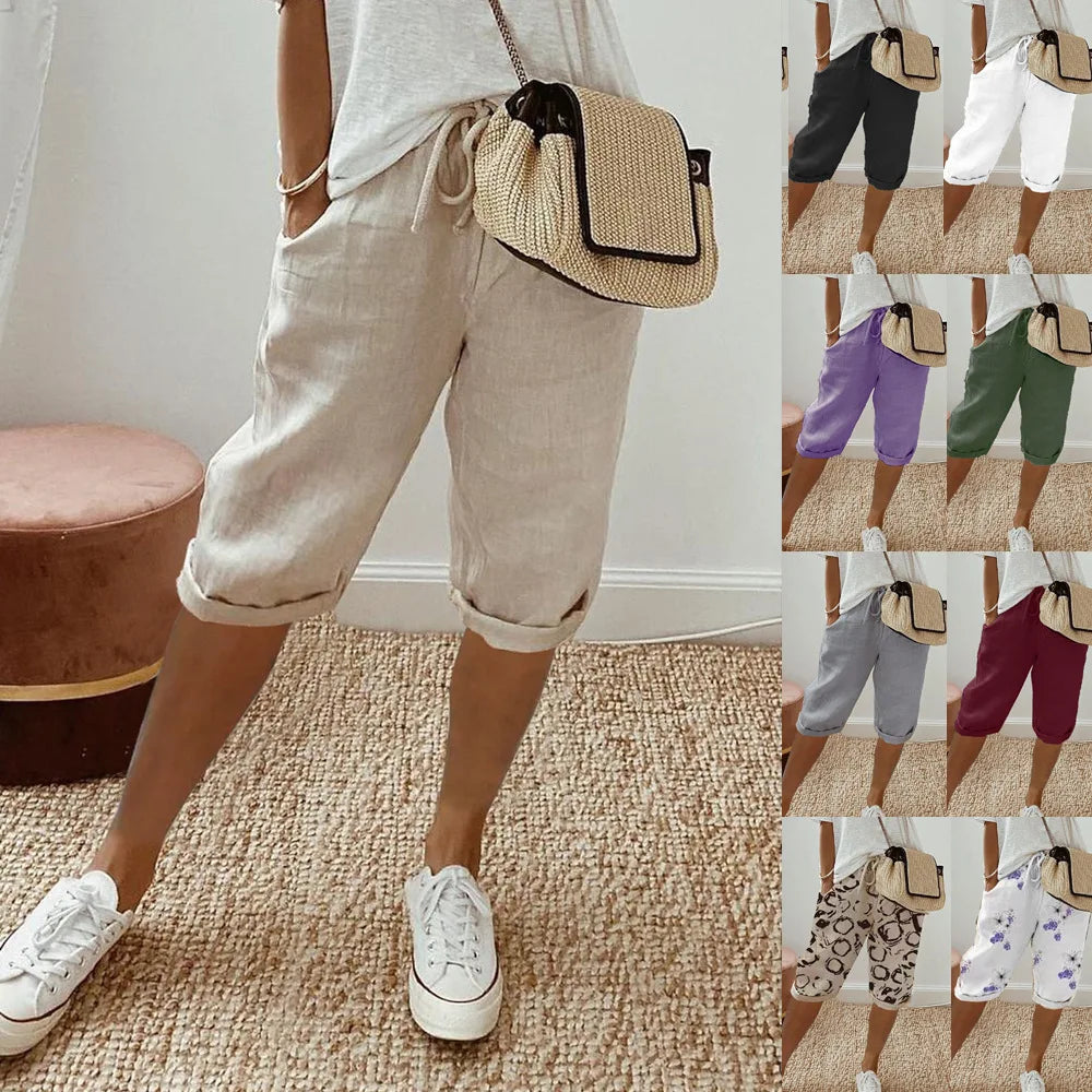 Costero | Pantalones Cortos de Lino Fresco