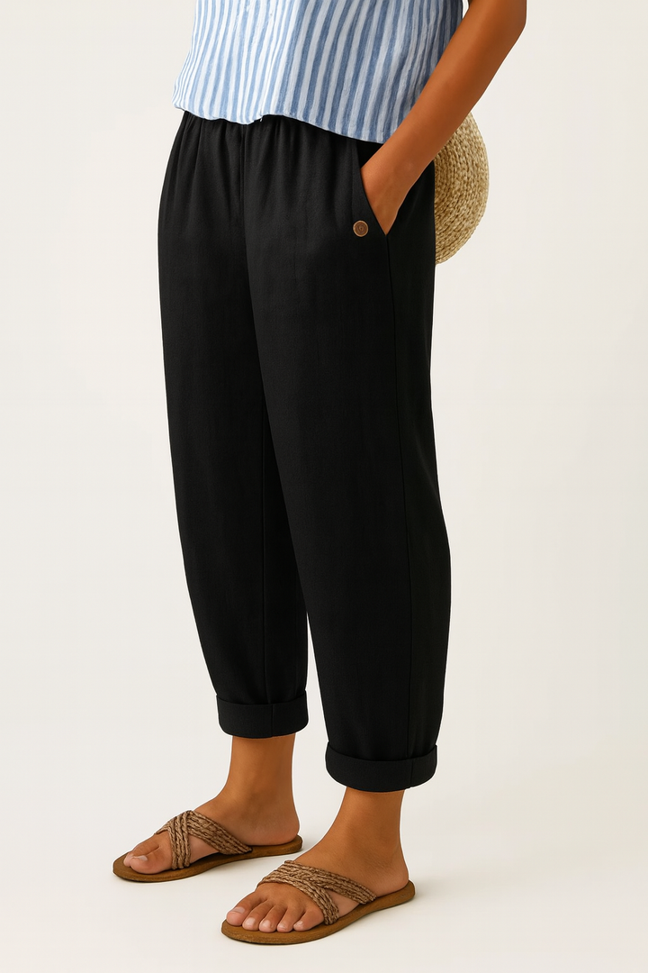 Stella | Pantalones de Lino Atemporal