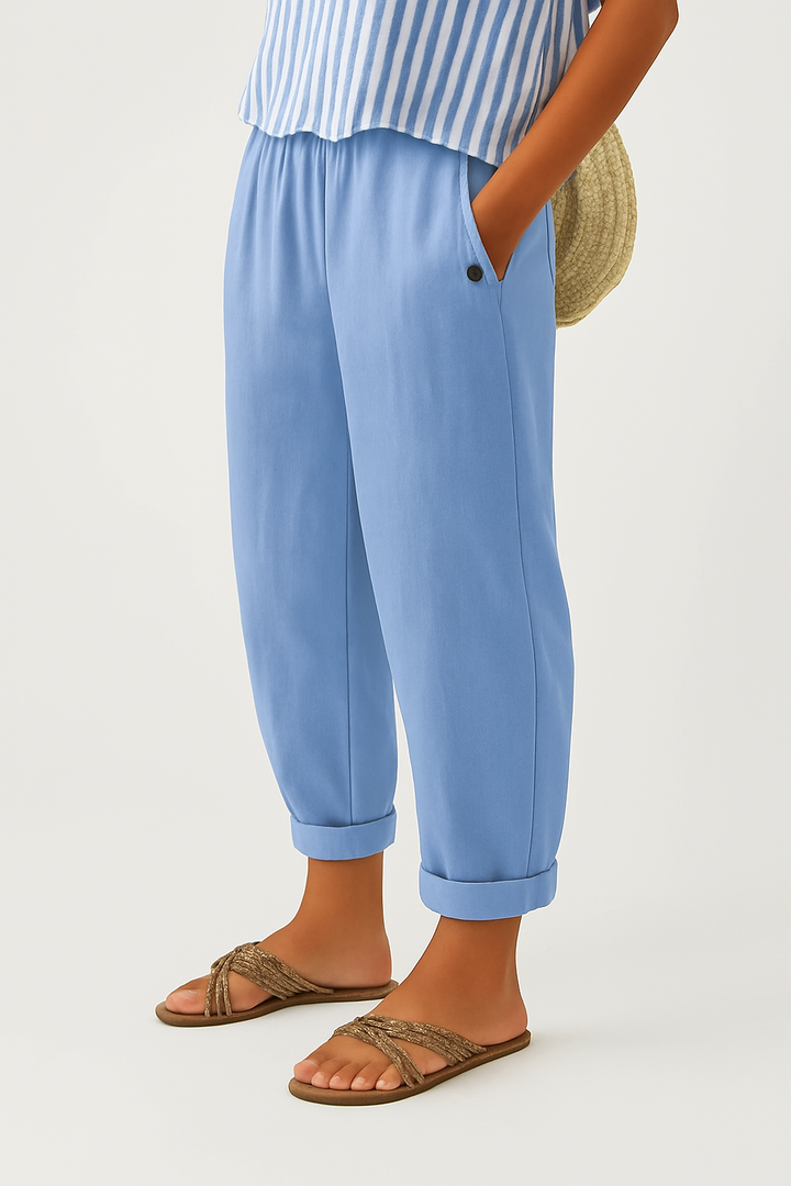 Stella | Pantalones de Lino Atemporal