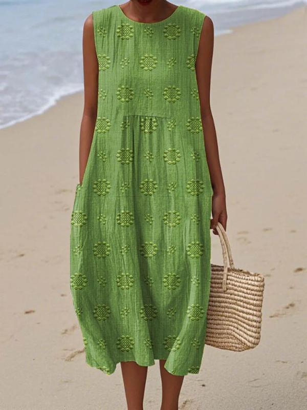 Audrey | Vestido Midi con Patrón