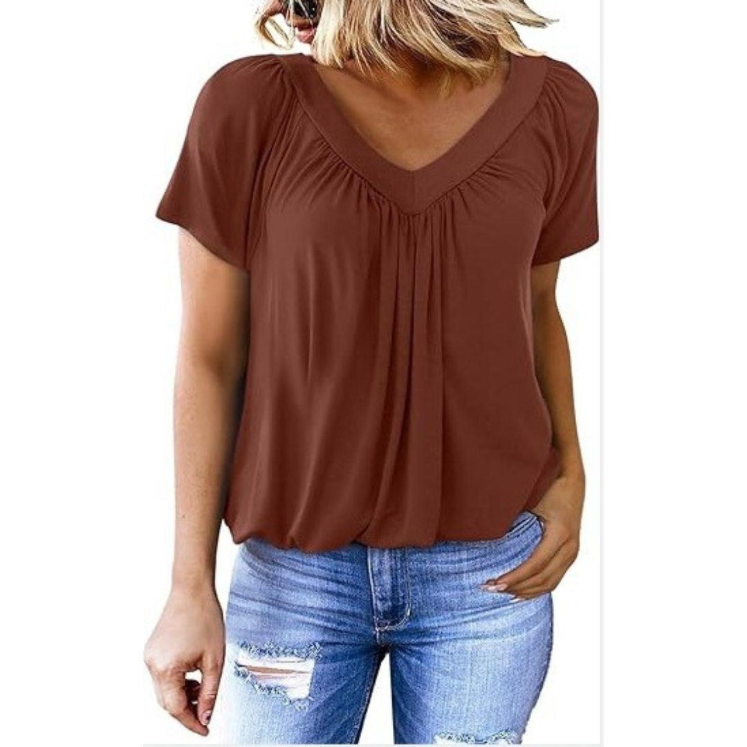 KENNEDY | Top Casual de Cuello en V