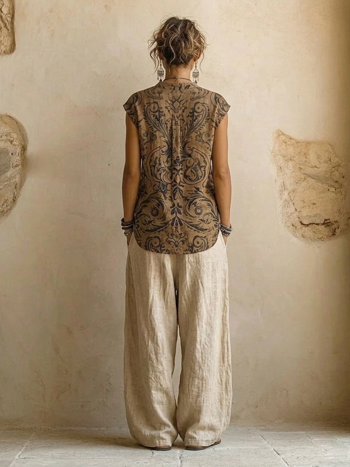 Florencia | Conjunto boho elegante de tres piezas