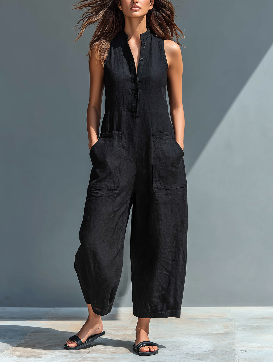 Rina™ | Mono Bohemio de Lino