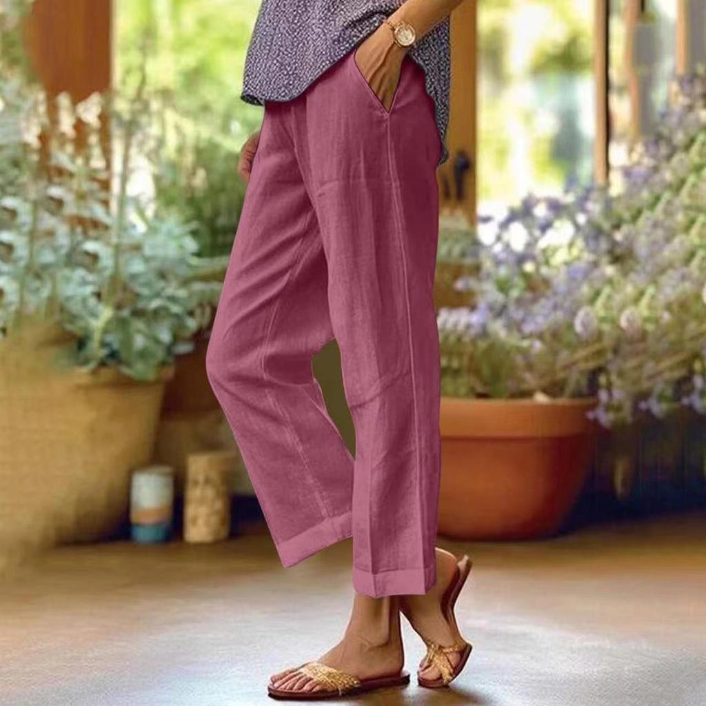 Willow | Pantalones de Lino Relajados