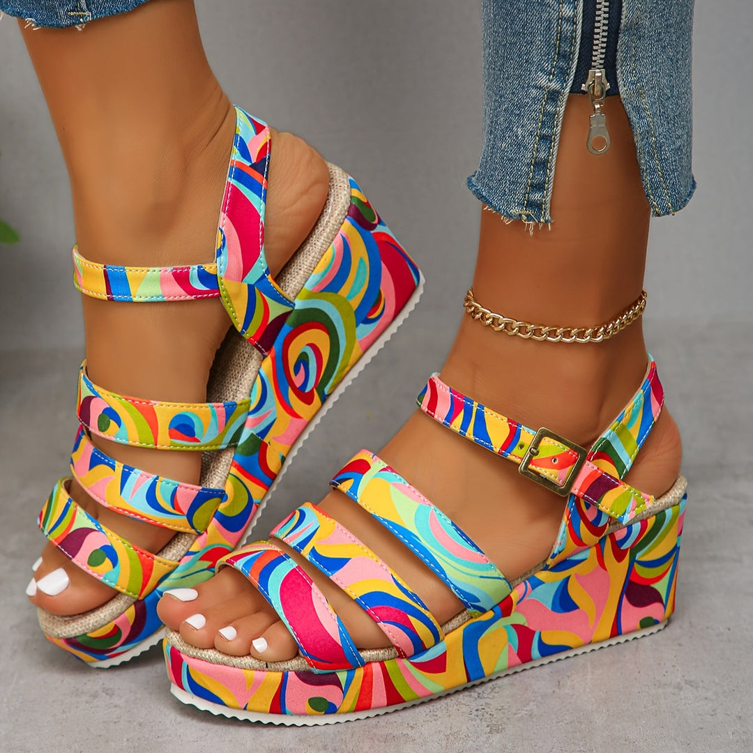 Selora | Sandalias de tobillo con plataforma