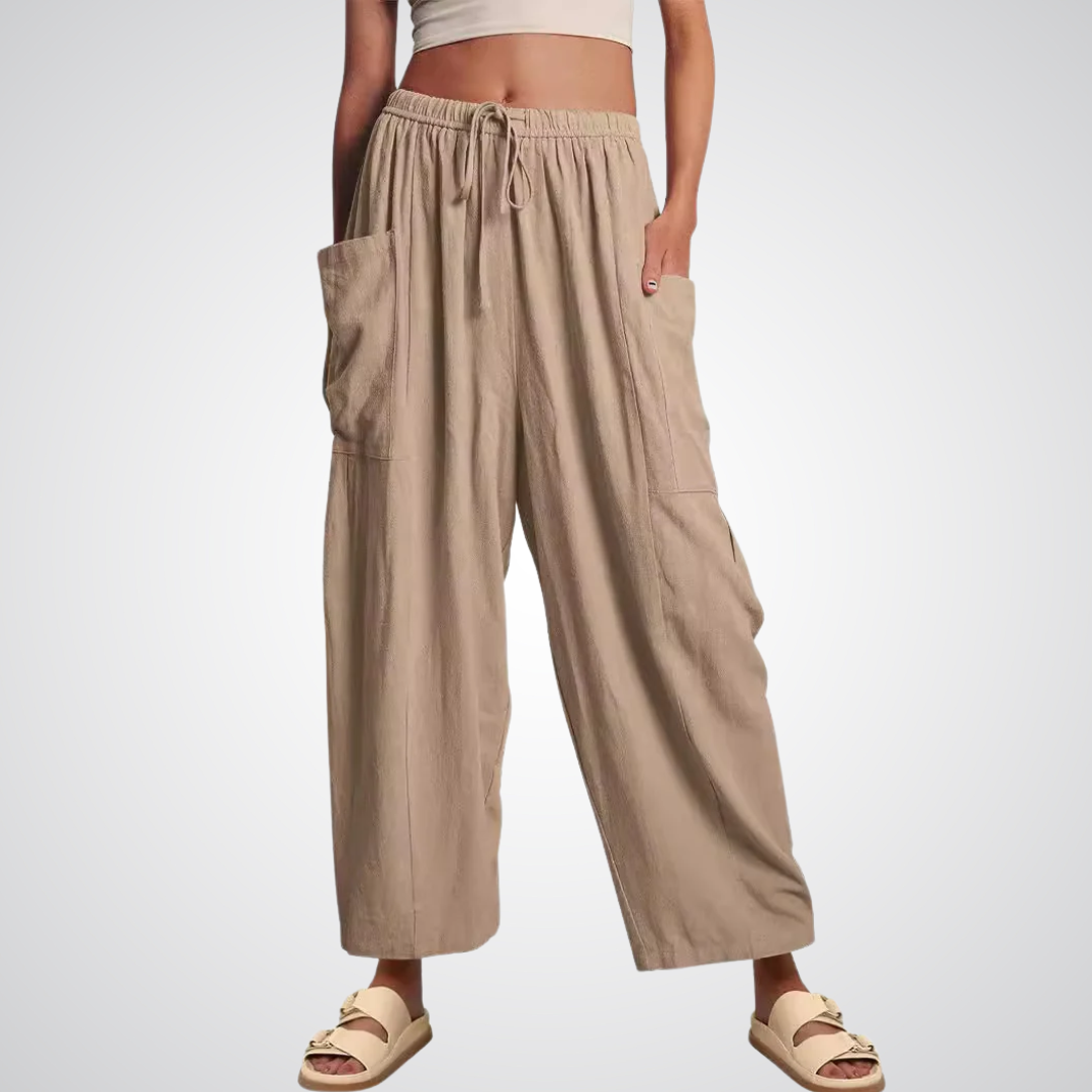 ELENA | Pantalones Cómodos de Pierna Ancha