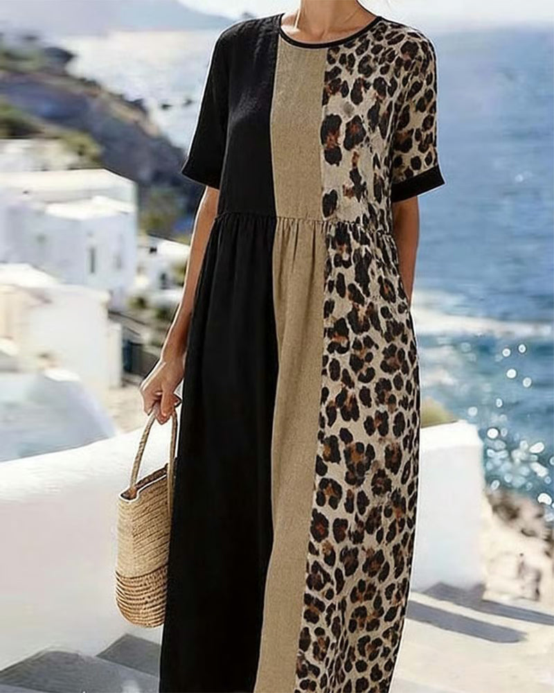 sofía | Vestido midi floral suelto y ligero