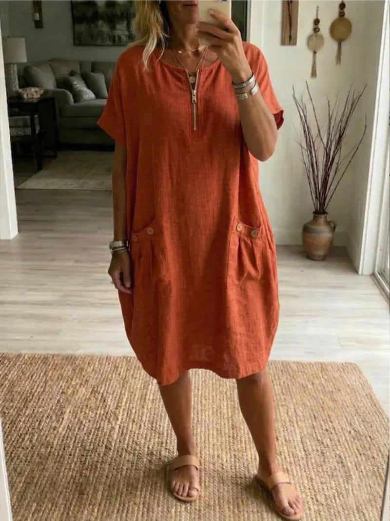 Pascale™ | Vestido Maxi con Cierre Frontal